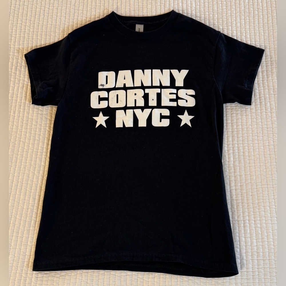 Danny Cortes NYC Graffiti Artist Black T Shirt size Small
